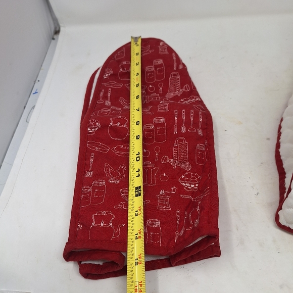 Teapot Blender Cozy Red White Chicken Country Kitchen Tool Dust Covers Quilted - Picture 6 of 12